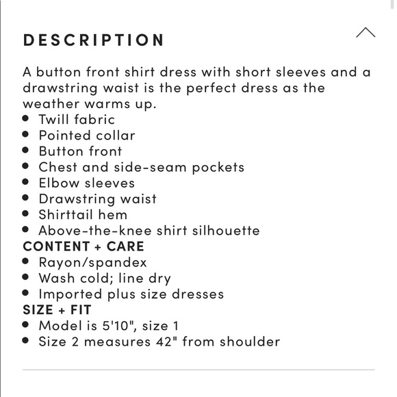 Torrid Black Twill Button Front Drawstring Shirt Dress 0X - Picture 5 of 14